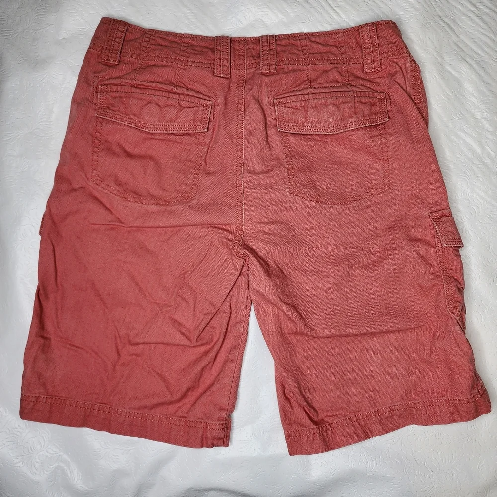 Eddie Bauer Cargo Shorts Mid Rise 100% Cotton Women's Size 4